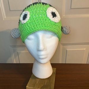 NWOT Hand crocheted Frankenstein Hat - youth size
